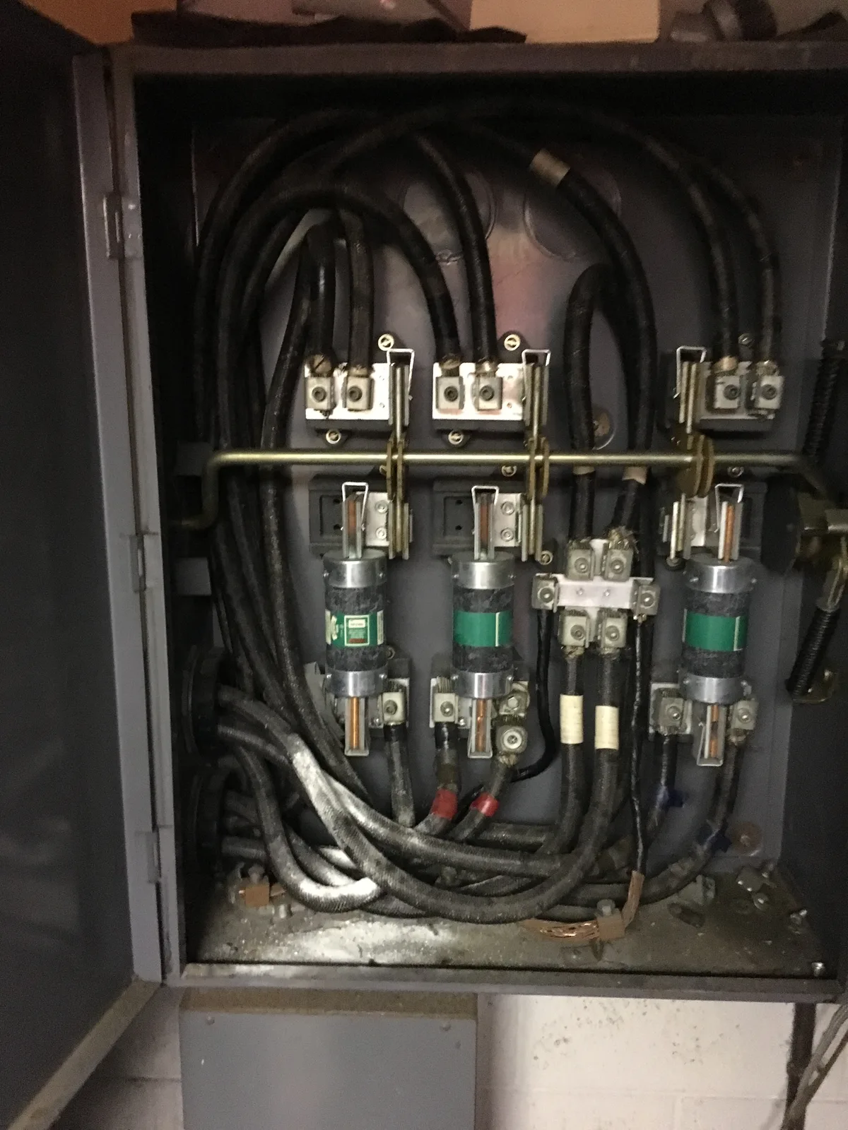 Breakers and panel close-up by Safe Electrical Solutions GTA