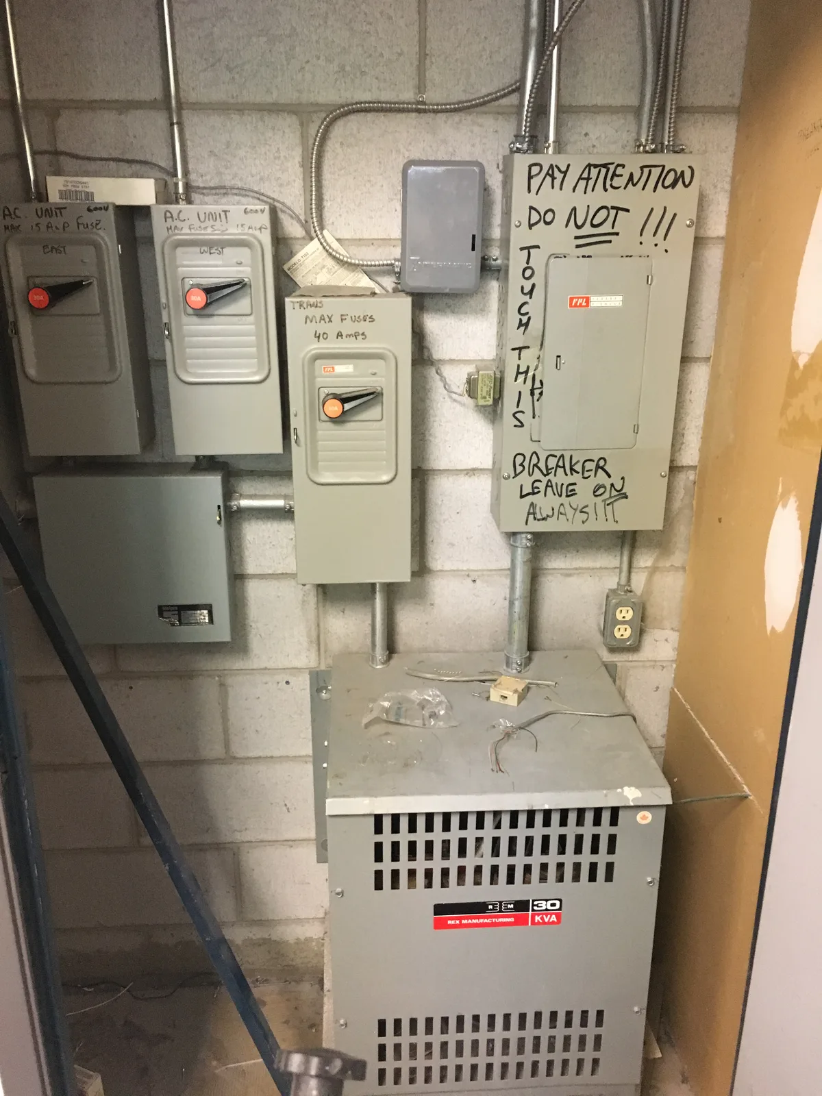 Panel wiring interior by licensed Toronto electrician